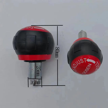 Fitness Bike Pull Pin M16 Equipment Replacement Pull Head Accessory Adjustable Ball Shape Spring Knob for Gym Exercise Bike