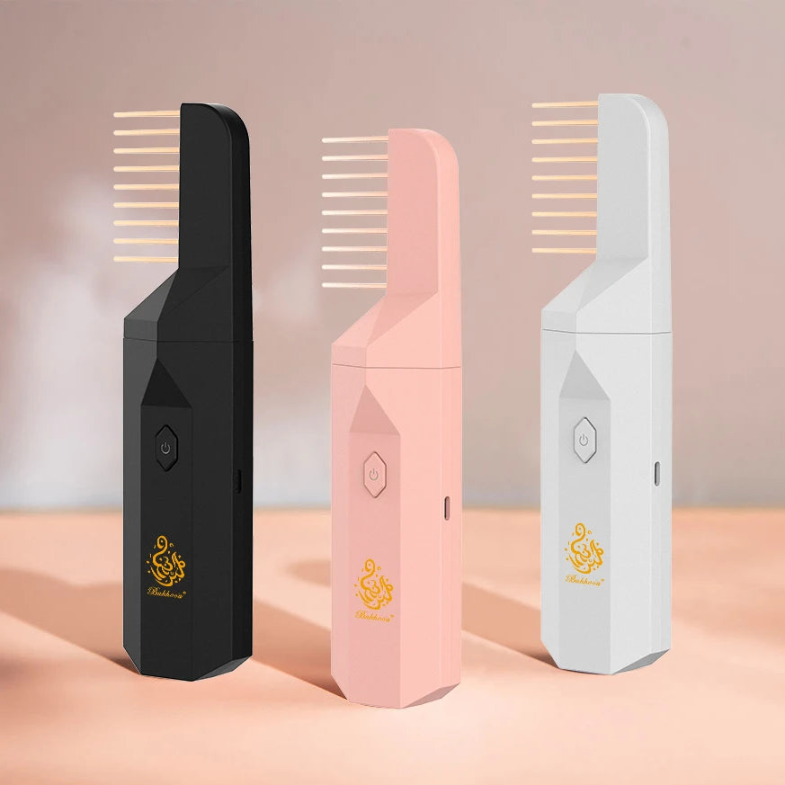 Newest Electric USB Portable Incense Burner Muslim Aromatherapy Device Dukhoon Arabic Bakhoor Burner With Comb Set
