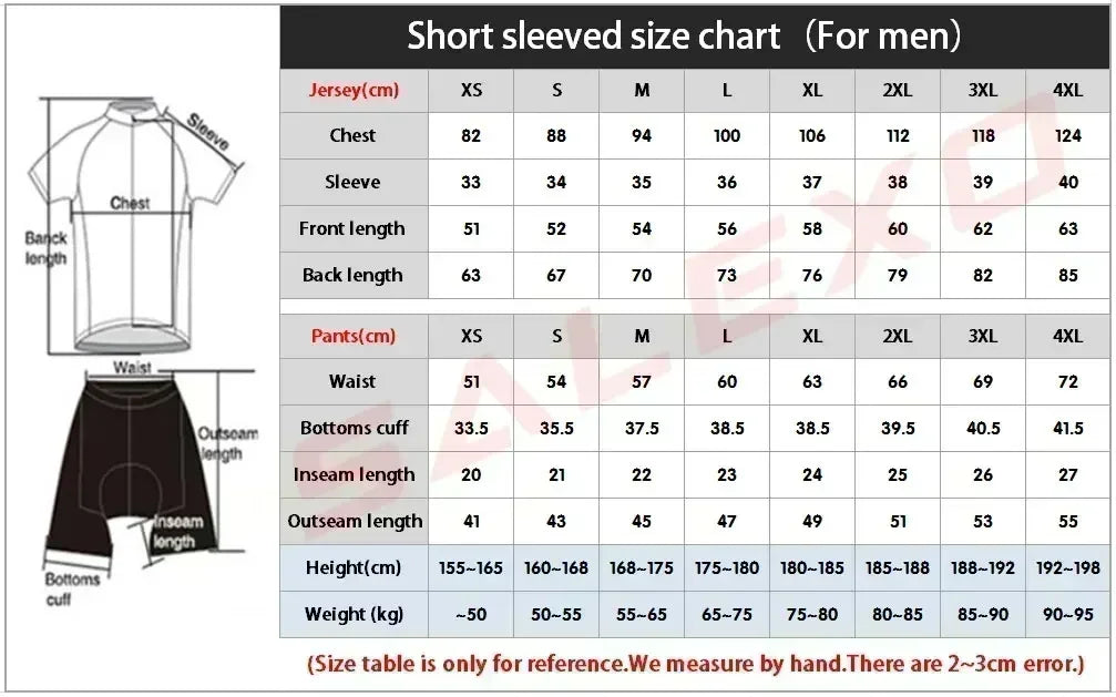 Men's New UAE Cycling Jersey Sets Summer Short Sleeve Mtb Ropa Ciclismo Bicycle Clothing Bike Shirts Bicycle Cycling Clothing
