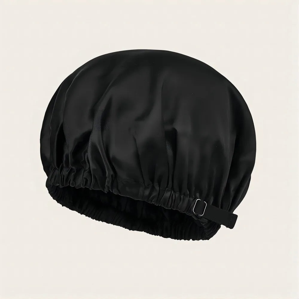 22 Momme 100% Mulberry Silk Bonnet for Sleeping Women, Adjustable Double Layer Silk Hair Wrap for Sleeping Hair Care