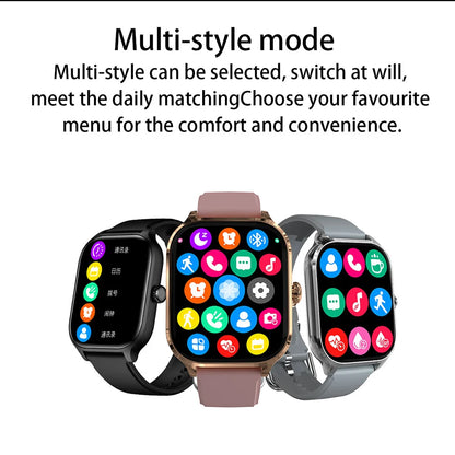 2026 New Bluetooth Call Smart Watch Electronics Smartwatch Digital Fitness Clock Sports Wrist Watches for Man Woman Android iOS