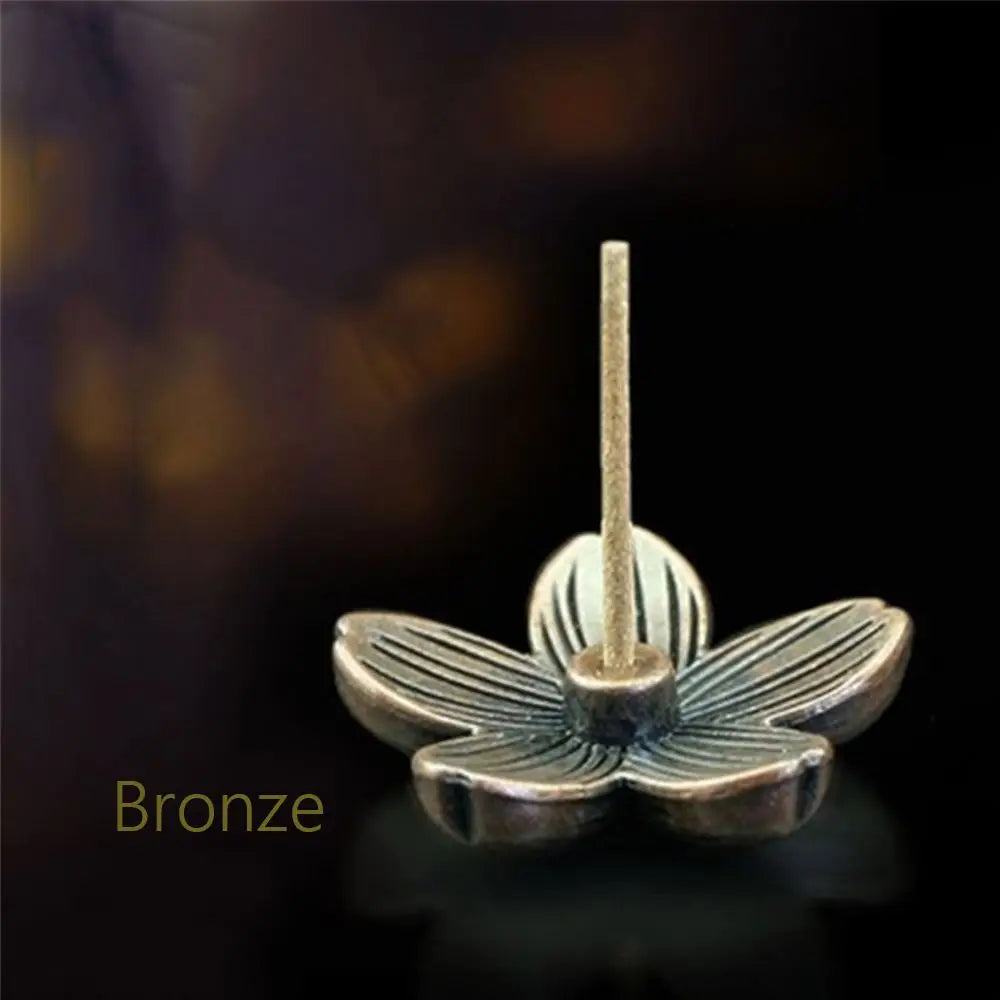 New Cones Censer Sandalwood Coil Base Copper Incense Holder Incense Sticks Burner Home Decoration Mini Accessories