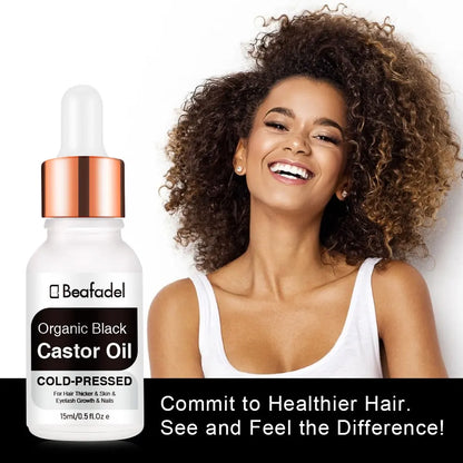 100% Castor Oil Pure Natural Cold Pressed Promotes Healthy Skin and Hair  Thickens Eyebrows and Extends Eyelashes Massage
