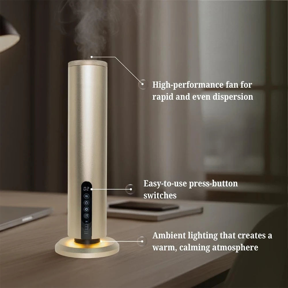 New Hotel Diffusers Home Waterless Diffuser Big Coverage Aromatherapy Diffuser with Timer Bluetooth App Control Scent Machine