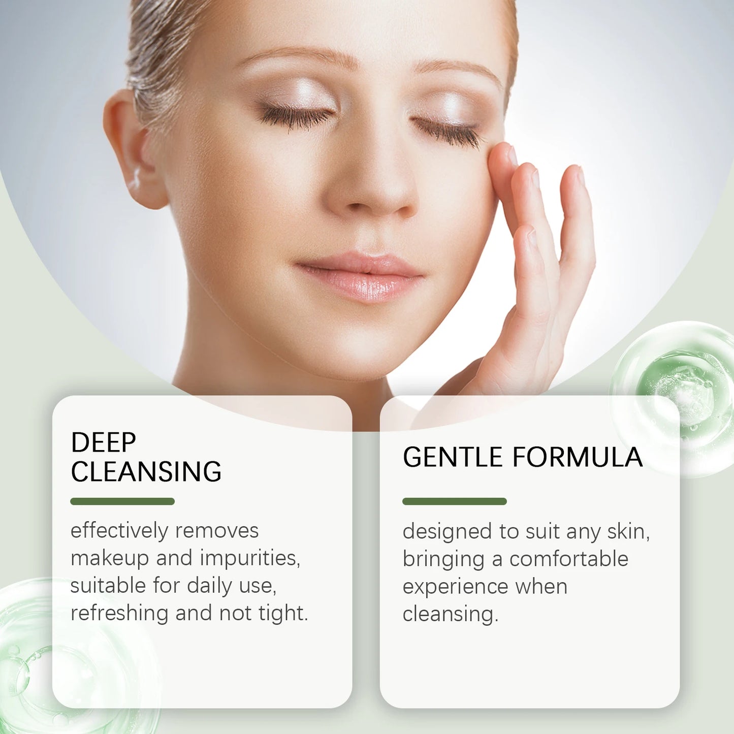 Soothing Makeup Cleansing Oil Removes Waterproof Mascara Non-Greasy Comedogenic Gentle Face Wash For Eye Lip Face Cleansing Oil