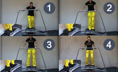 SRJOINFIT Ski Simulator Fitness Equipment, Artificial Skiing Machine, Skiing Machine