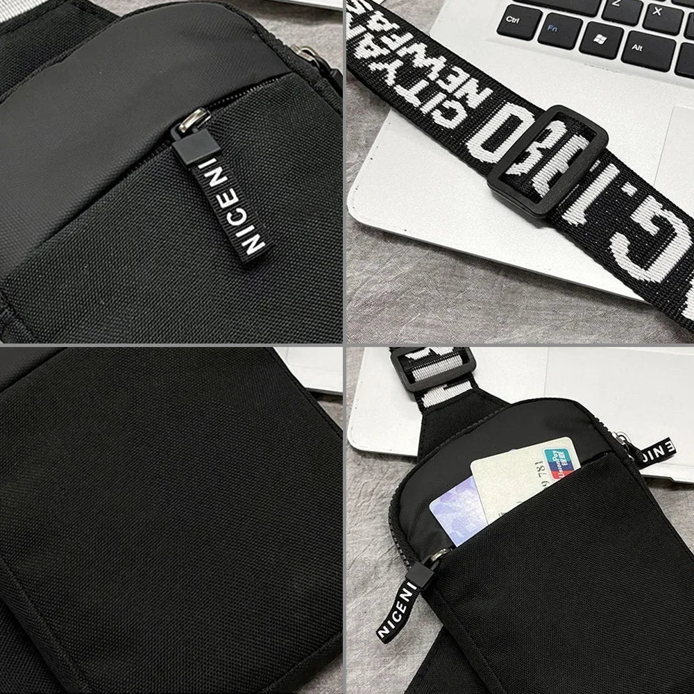 Chest Pack Fitness Yoga Outdoor Mini  Men Sports Running Bear Printing Series Fashion Chest Bag for Women for Men