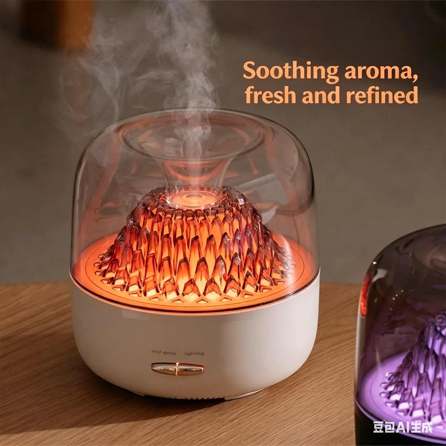 Aroma Diffuser – Your Personal Home Spa Companion, with 7-color ambient lights for gorgeous and colorful lighting effects