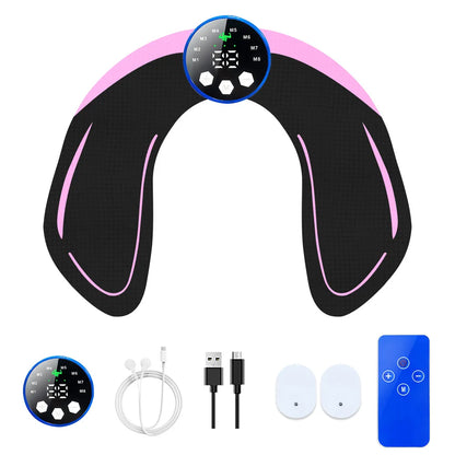 EMS Muscle Stimulator Device - Wireless Butt Trainer Body Shaper with 29 Levels 8 Modes Dual Channel Rechargeable for Fitness
