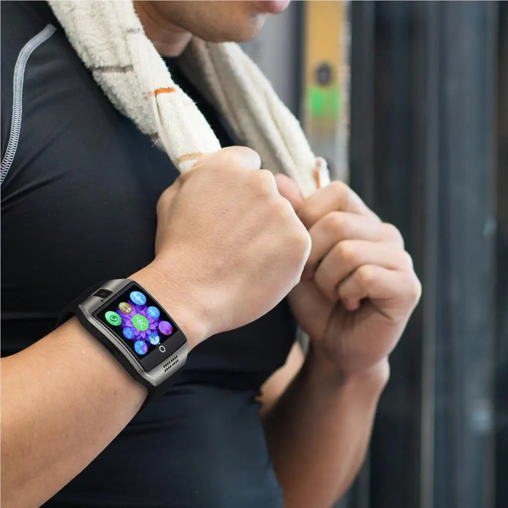 Bluetooth-Compatible Touch Screen Smart Watch Digital Fitness Device With Camera Sport Pedometer Watches Smartwatches