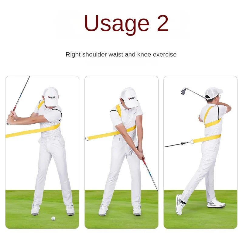 PGM Golf Swing Turn Training Belt Exercise Physical Fitness Stretch Rope HL014