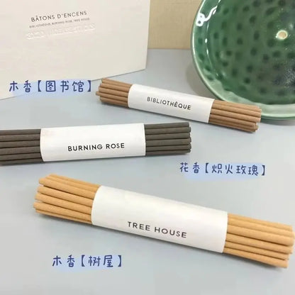 New Hot Byrode Thread Incense Limited Classic 60 Sticks Of Library Rose Indoor Aromatherapy Fireless Rattan Thread Incense Gifts