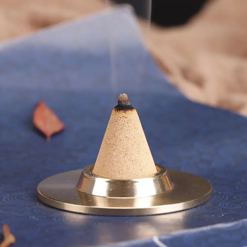 Pure Copper Incense Burner Craft Incense Tools DIY Incense Cones Fragrant Spoon Making Molds Moulds Retro Brass Censer