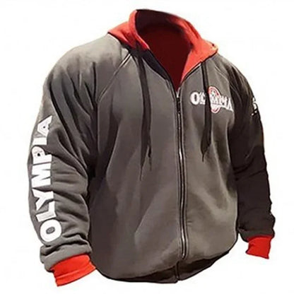 Men Gyms Hoodies Gyms Fitness Bodybuilding Sweatshirt Pullover Sportswear Male Workout Hooded Jacket Clothing