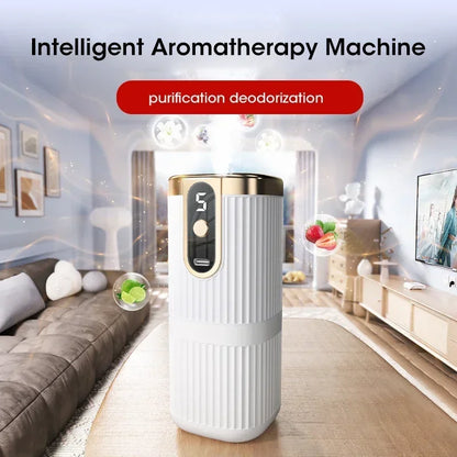 Rechargeable Mini Essential Oil Diffuser 5 Gear Aromatherapy Machine Large Mist Air Humidifier For Home Car Office Use