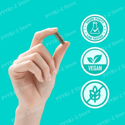 Chlorophyll Capsules - Natural Plant-based Daily Supplements Containing Herbal Ingredients - Plant-based Capsules