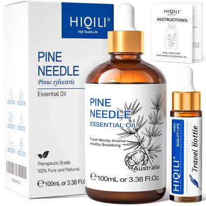 HIQILI Therapeutic Grade Essential Oil 100ml for Massage Relaxation Air Freshener Bergamot Peppermint Vanilla Chamomile Thyme