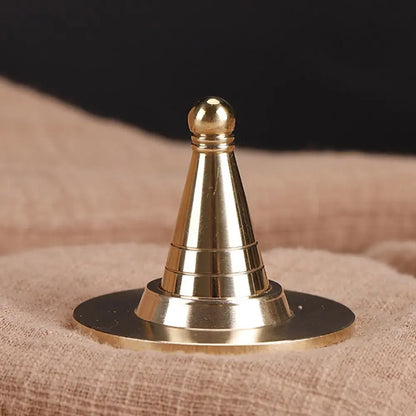 Pure Copper Incense Burner Chinese Ancient Style DIY Incense Cones Retro Brass Censer Incense Tools Moulds