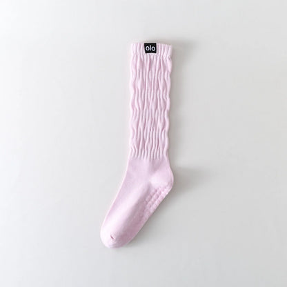 Yoga Socks Knitted Cotton Breathable Indoor Floor Dance Sports Socks Professional Silicone Anti-slip Gym Fitness Pilates Socks
