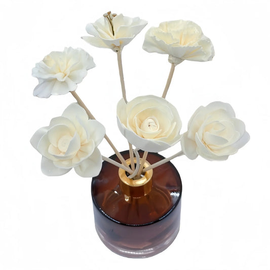 Natural Tongcao Diffuser Flowers 20cm 4 Pieces Rattan Diffuser Sticks for Aromatherapy Bottles Replacement Diffuser Sticks Aromatherapy Decorative Flowers for Essential Oil Bottles Home Decoration