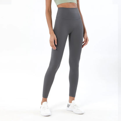 TRY TO BN Gym Leggings Yoga Pants Women Sports Fitness Naked Feeling High Waist Elastic Workout Push Up Leggings Tights Women