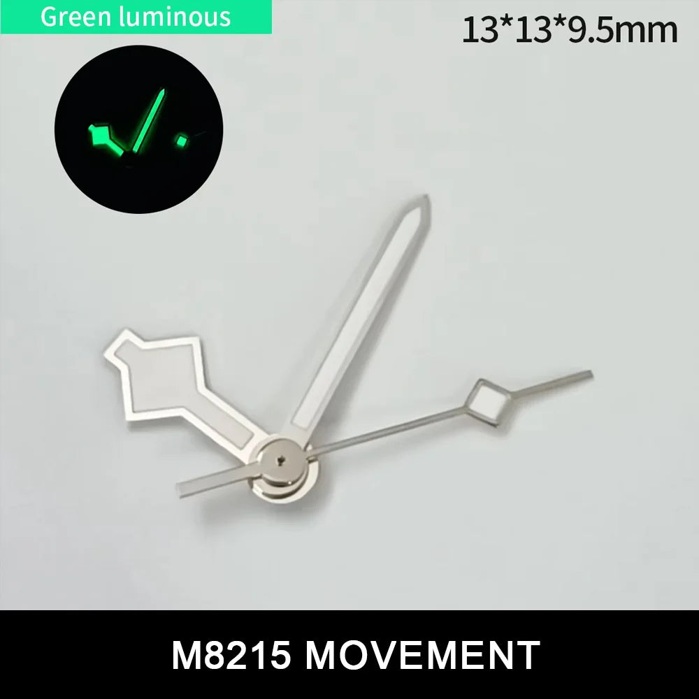 41mm Men's M8215 Watch Accessories Stainless Steel High Quality Case Sapphire Glass Suitable For M8215 Movement 31mm Dial