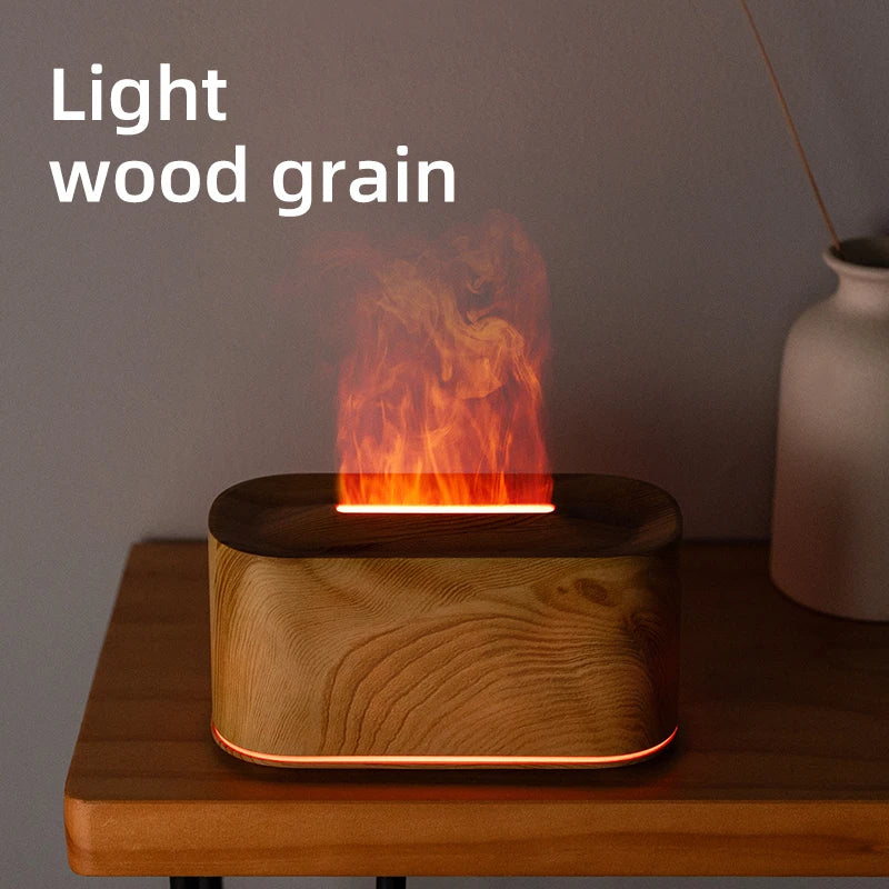 Colorful Flames Air Humidifier Essential Oils Humidifiers Flame Aroma Humidifier Fragrance Diffuser Home Aromatherapy Diffuser