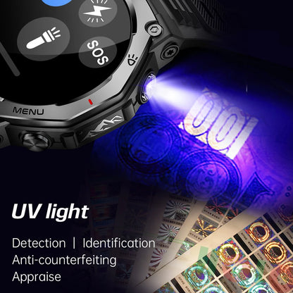 T-Rex 3 Ultra GPS Smart Watch 5ATM Waterproof Fitness Tracker 1.43-inch AMOLED Screen Military Sports Smartwatch Men
