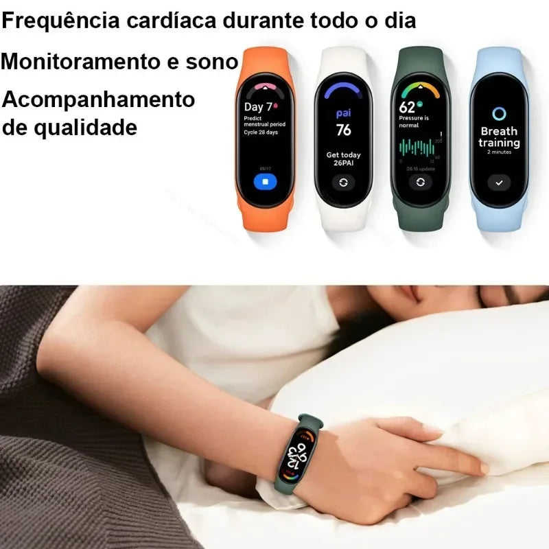 Xiaomi Mi Band 7 Smart Bracelet 6 Color AMOLED Screen Miband 7 Blood Oxygen Fitness Traker Bluetooth Waterproof Smart Band