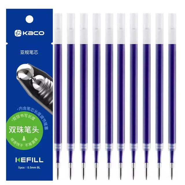New KACO x Sprite Limited Edition Gel Pen,Dual Ball Pen Quick Drying Stylo 0.5mm Click Smooth Writing For School&Journaling
