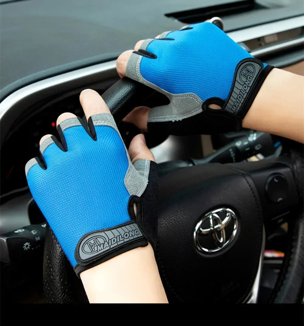 Gym Gloves Men's Cycling Gloves Weight Lifting Fitness Fingerless Gloves for Women Men Motorcycle Mtb Glove Bicycle Accessories