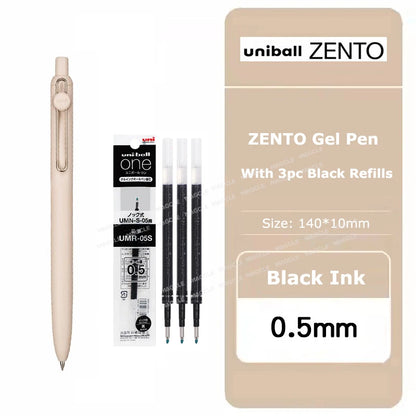 New Uniball Gel Ink Pen 0.5/0.38mm Multiple Colors Rod Smudge-Proof Fine Writing Without Fatigue Notes Journaling Drawing Tools