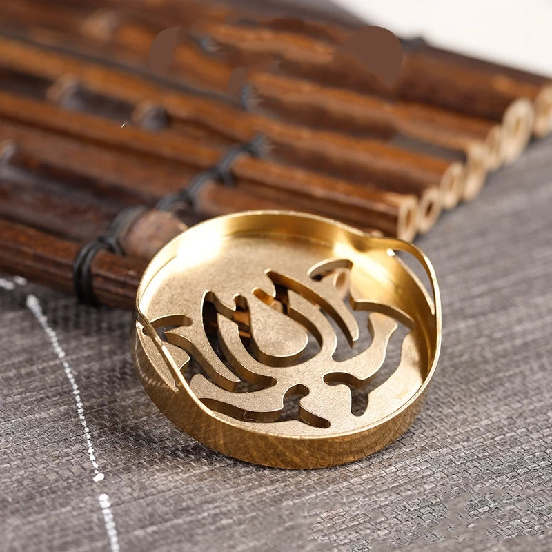 Pure Copper Incense Seal Incense Products Tools DIY Household Indoor Play Incense Tuo Incense Ash Incense Mold Supplies Entry
