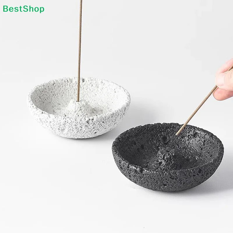 ♥Wind Line Incense Tray Simple Incense Burner Home Indoor Modern Plug In Incense Base Decoration Ornament Ornament