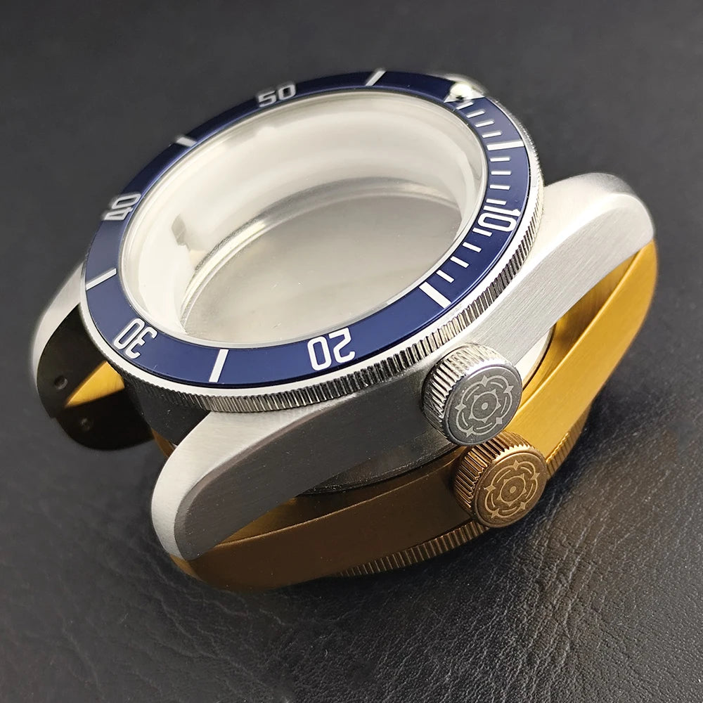 41mm Men's M8215 Watch Accessories Stainless Steel High Quality Case Sapphire Glass Suitable For M8215 Movement 31mm Dial