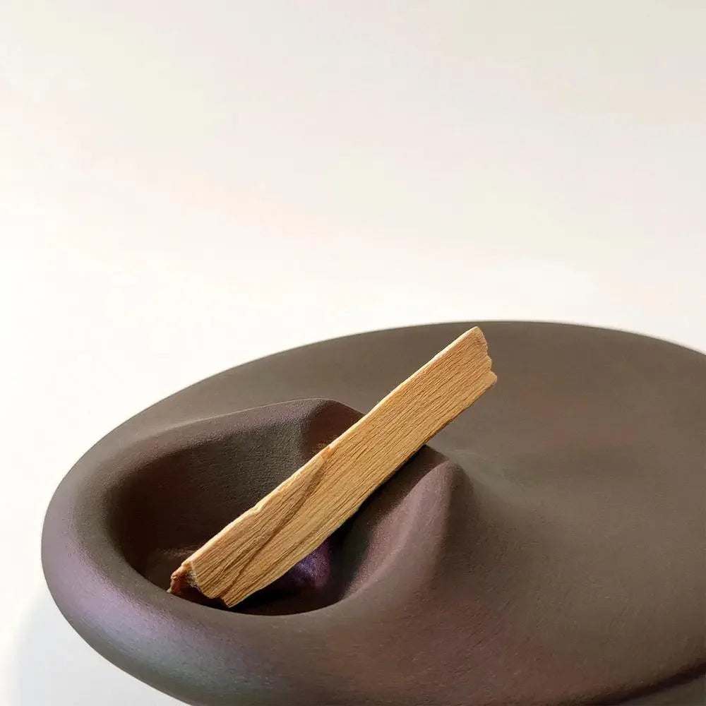 Wood Holder Incense Holder Cement Incense Burner Tray Decorative Relaxation Meditation Container Tray Yoga Home Decor Gifts