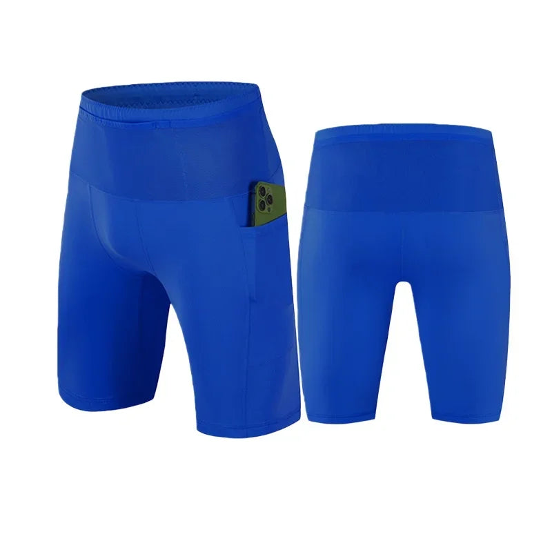 Summer Men Gym Running Shorts Casual Basketball Shorts Quick Dry Sport Training Shorts Elastic Fitness Beach Shorts Man Clothing