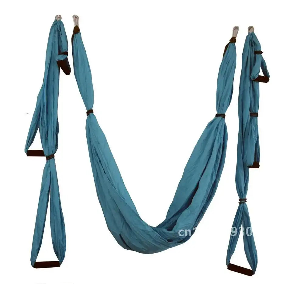 Aerial Yoga Swing with Extension Straps Antigravity Yoga Hammock Aerial Trapeze Sling  Inversion Tool for Home Gym Fitness