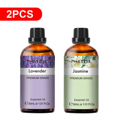 PHATOIL Reed Diffuser Essential Oil For Aromatherapy-30ml Lavender Lemon Eucalyptus Sweet Orange Sandalwood Aroma Essential Oils