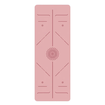 1.5mm Ultra-thin Pu Natural Rubber Yoga Mat Portable Foldable Professional Anti-slip Fitness Yoga Mat
