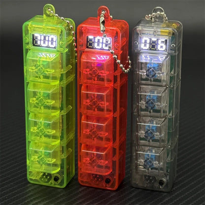 Fun Mechanical Press Keyboard Game Fidget Toy EDC Fidget Clicker Stress Relief Relaxation Toy Novelty Gift for Friends&Family