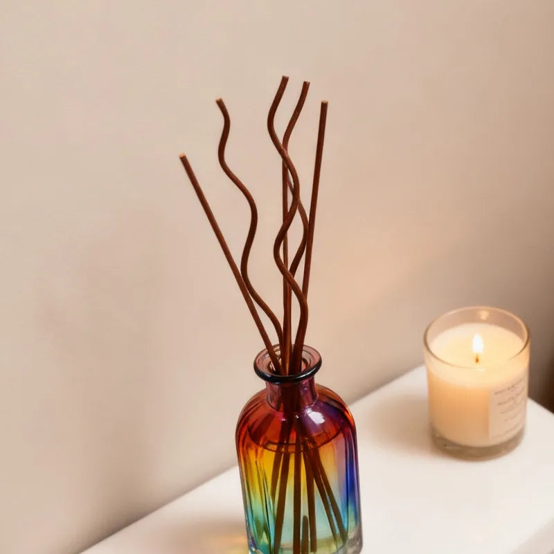 Aromatherapy Sticks Long Wavy Diffuser Stick Rattan Natural Rattan Reed Rods DIY Handmade Fragrance Replacement Refill Sticks