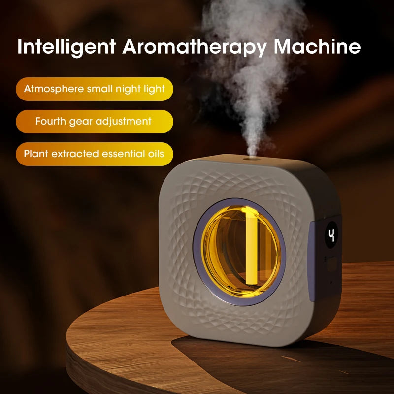 For Shangri-la Home Desktop Aromatherapy Diffuser USB Smart Air Purifier with Display for Car Bathroom Air Deodorization