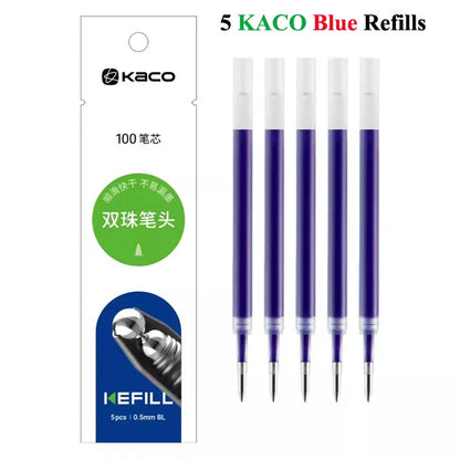 KACO Cute Pink SAKURA Gel Ink Pen Set,0.5mm Smooth Writing Sinature Pens Girls Box Gift for School Office Journaling