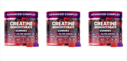 Creatine Monohydrate Gummies And Vitamins NEW 8000 mg SUGAR FREE