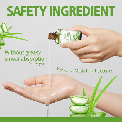 ALOE VERA ESSENTIAL OIL Facial de Aloe que mantiene la piel húmeda, Can be used for hair, face, body, aromatherapy, aromatherapy