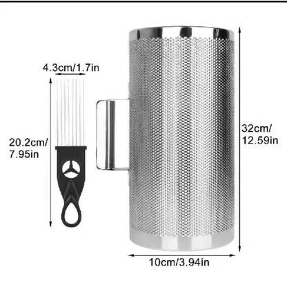 Stainless Steel Guiro Sound Therapy Relaxation Guiro Spiritual Healing Meditation Guiros Portable Percussion Musical Instruments