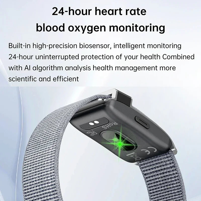 Smart Fitness Tracker With GPS Health Monitoring Pedometer Waterproof Sport Intelligent Wristband Time Display Smart Bracelet
