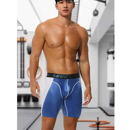 Men's Underwewar Sport Boxers for Fitness Panties Training Cycling Underwear Anti-Chafing Quick Dry Breathable Underpants