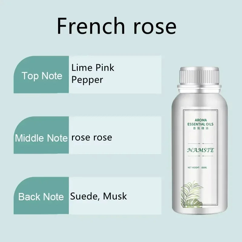500ML Aromatherapy Oil Air Purifier Suitable for Aroma Diffuser Air Fresheners Humidifier Car Smoke Generator House Air Ionizer